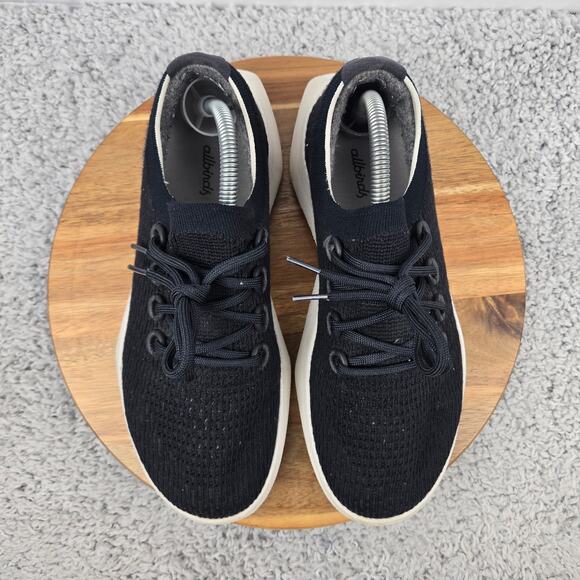 Allbirds Mens 9 Tree Dasher II 2 TD2 Black White Athletic Gym Daily Running Shoe - Picture 5 of 13